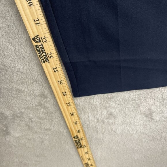 NEW Kirkland Signature Women's L  Ankle Pants Navy Blue Polyester - Picture 6 of 10
